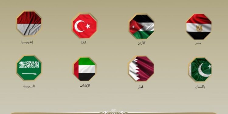 8 دول اسلامية تعرب عن بالغ قلقهم إزاء تدهور الوضع الإنساني في قطاع غزة
