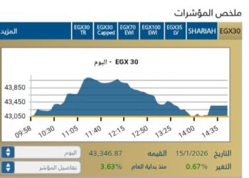 البورصه المصريه تتألق و الأسهم القياديه تقود الصعود