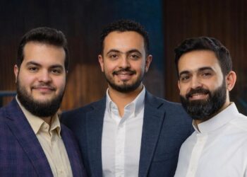 المهندس عبد الملك البراوي و مازن العريضي و عبدالرحمن طلعت