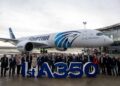 وصول أول طائرة لمصر للطيران من طراز الايرباصA350-900 A350-900 A350-900 إلى مطار القاهرة الدولي وانضمامها رسميًا لأسطول الشركة الوطنية
