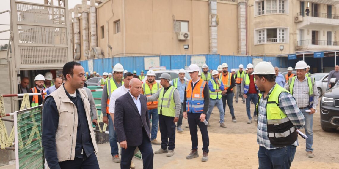 ماذا حدث للعقار المجاور لمحطة الملك الصلح للمترو الخط الرابع تحت الإنشاء