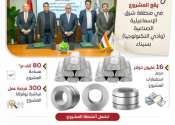 أول تجمع صناعي متخصص في صناعات السبائك الحديدية