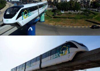 70 دقيقة زمن الرحلة لمونوريل شرق النيل من استاد القاهرة حتى «العاصمة الجديدة»