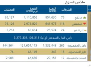 أداء السوق سلبيًا