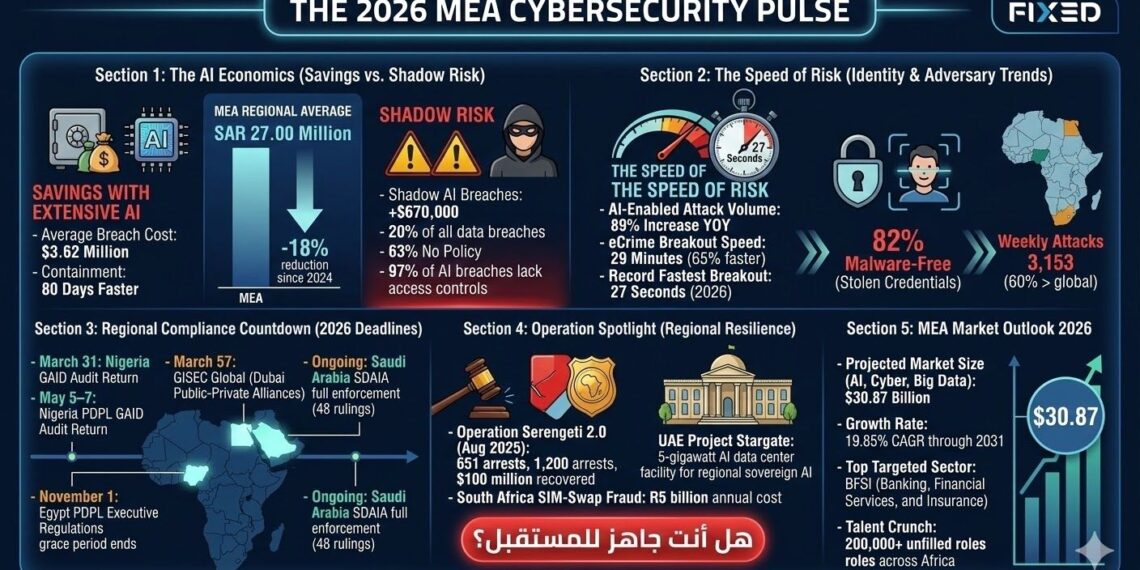30.87 مليار دولار حجم سوق الذكاء الاصطناعي والأمن السيبراني وتحليلات البيانات الضخمة في المنطقة خلال 2026