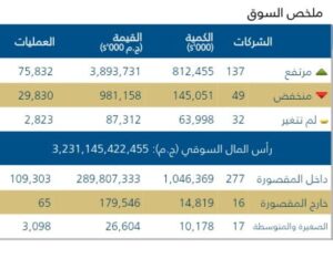 البورصة المصرية تغلق على صعود جماعي للمؤشرات