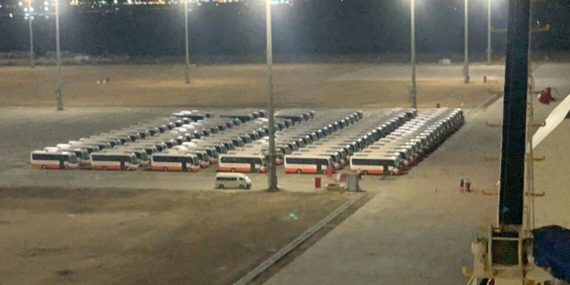 «المنصور للسيارات» تُصدر 100 حافلة إلى غانا