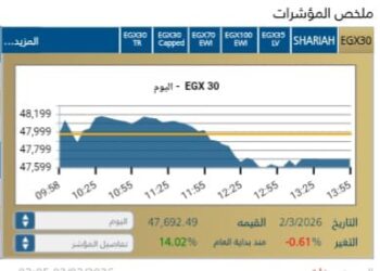 المؤشر الرئيسي EGX30