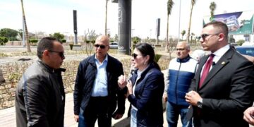 وزيرة الإسكان تتفقد أعمال تطوير ورفع كفاءة المحور المركزي الموازي بمدينة 6 أكتوبر