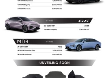 «راية أوتو» تطرح نسخة فيس ليفت موديل 2026 من سيارات G6 و G9