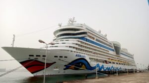 وصول السفينة «AIDA STELLA» وعلى متنها 2715 سائح من جنسيات مختلفة