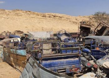 بدء إخلاء حضانة إيواء السيارات المتحفظ عليها من مدخل محمية وادي دجلة