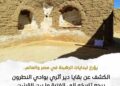 كشف بقايا مبنى دير أثري بوادي النطرون
