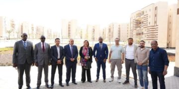 مي عبد الحميد تلتقي وزير الدولة للبنية التحتية في رواندا