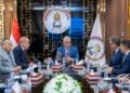 وزير الدولة للإنتاج الحربي يعقد اجتماع مع رئيس مجلس إدارة الشركة