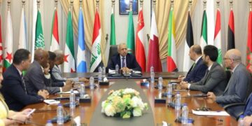 وفد شركة الخطوط البحرية السودانية المحدودة في ضيافة رئيس الأكاديمية العربية