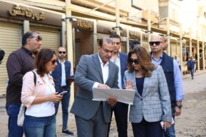 ▪︎وزيرة التنمية المحلية والبيئة تتفقد أعمال تطوير المرحلة الثانية من سوق العتبة بمحافظة القاهرة