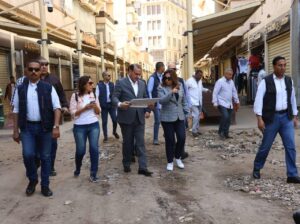 ▪︎وزيرة التنمية المحلية والبيئة تتفقد أعمال تطوير المرحلة الثانية من سوق العتبة بمحافظة القاهرة
