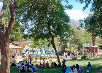  ٣٠ ألف زائر حدائق القناطر الخيرية خلال أول ثلاثة أيام من العيد