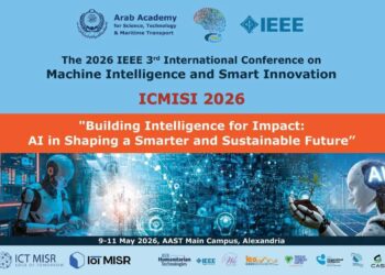 «الأكاديمية العربية» تطلق مؤتمر «آيكوميس 2026» المؤتمر الدولي الثالث للذكاء الآلي والابتكارات الذكية بمشاركة 25 دولة
