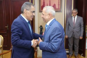 وزير الدولة للإعلام يبحث مع رئيس الأكاديمية العربية تطوير التعليم الإعلامي الرقمي