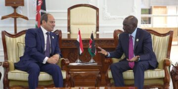لقاء الرئيس عبد الفتاح السيسي مع الرئيس الكيني ويليام روتو