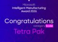 تتراباك تحصد جائزة Microsoft Intelligent Manufacturing Award لعام 2026