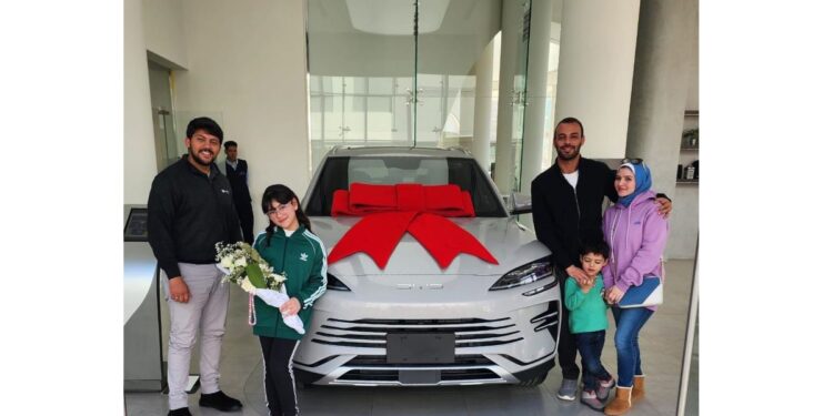 تسليم الدفعة الأولى من سيارة BYD Ti7 الجديدة