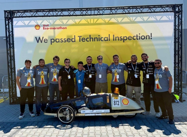 فريق هندسة القاهرة أول فريق مصري وعربي وإفريقي يجتاز بنجاح مرحلة الفحص الفني لمسابقة Shell Eco-Marathon