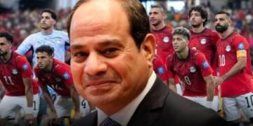 السيسي يشيد بأداء لاعبي المنتخب الوطني لكرة القدم بكأس العالم