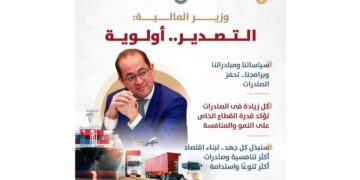 وزير المالية: دعم الصادرات يمثل أولوية رئيسية في السياسات المالية للدولة