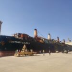 ميناء السخنة يستقبل السفينة CENTURY EAGLE المحملة بمستلزمات مصانع وخامات PTA