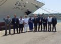 سفينة التدريب عايدة 4 تستقبل وفد من المدرسة الوطنية العليا البحرية ببوسماعيل بالجزائر