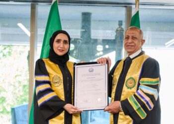 الأكاديمية العربية تمنح المهندسة حصة آل مالك الدكتوراه الفخرية في إدارة وتطوير القطاع البحري