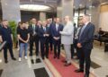 وزير الاتصالات و محافظ الإسكندرية ورئيس الأكاديمية في حوار مفتوح مع شباب الجامعات العربية
