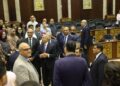وزير الاتصالات و محافظ الإسكندرية ورئيس الأكاديمية في حوار مفتوح مع شباب الجامعات العربية