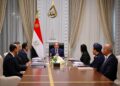 الرئيس السيسي خلال اجتماعه مع المجموعة الوزارية