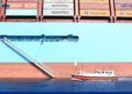 عبور سفينة الحاويات BANGKOK MAERSK لقناة السويس ضمن قافلة الشمال بحمولة 190 ألف طن