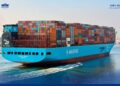 عبور سفينة الحاويات BANGKOK MAERSK لقناة السويس ضمن قافلة الشمال بحمولة 190 ألف طن