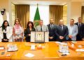 السفير نببل فهمى الأمين العام لجامعة الدول العربية يستقبل وفد اتحاد المستثمرات العرب بمقر الجامعة