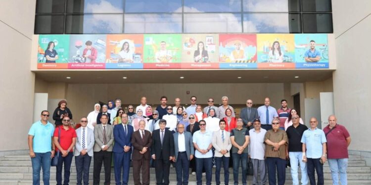 الأكاديمية العربية بفرع العلمين تستقبل وفد مهندسي الإسكندرية .. ربط التعليم الهندسي ببيئة الصناعة