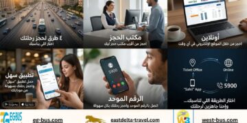 تعرف على الطرق الجديدة لحجز رحلات شركات نقل الركاب التابعة للقابضة للنقل البحري والبري