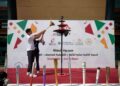الجامعة الأمريكية بالقاهرة تحتفل بوصول شعلة الدورة الثانية عشرة للألعاب الإفريقية للجامعات الى حرمها بالقاهرة الجديدة