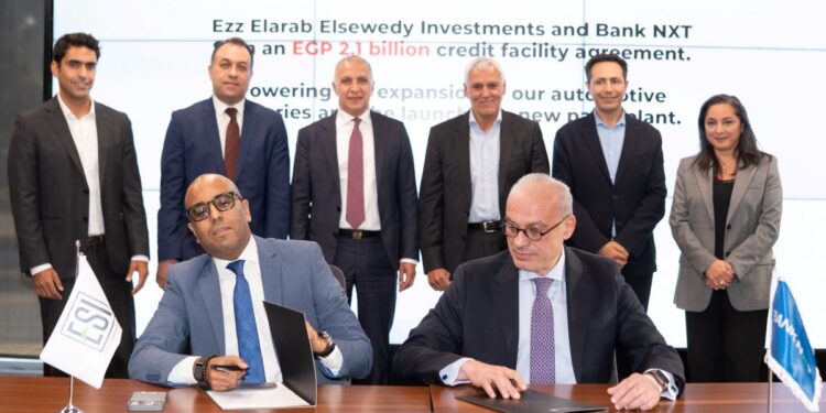 بنك نكست يوقع عقد تسهيلات ائتمانية مع مجموعة عز العرب السويدي للاستثمارات