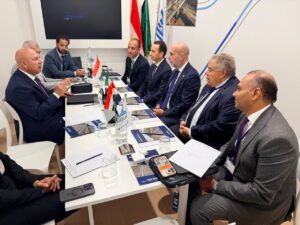 لقاء وزير النقل مع رئيس شركة سالشيف