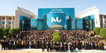 جامعة النيل تحتفل بتخريج دفعة جديدة من طلبة الماجستير والبكالوريوس