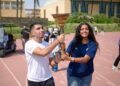 الجامعة الأمريكية بالقاهرة تحتفل بوصول شعلة الدورة الثانية عشرة للألعاب الإفريقية للجامعات الى حرمها بالقاهرة الجديدة