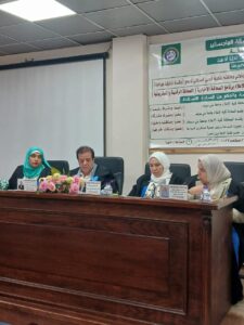 مشاركة الدكتور عاطف عبد اللطيف في لجنة الحكم والمناقشة لرسالة الماجستير المقدمة من الباحثة هالة عبود بكلية الإعلام بجامعة بني سويف