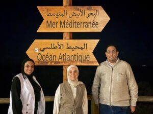 موقع الصخرة التى تفصل المحيط الاطلسى عن البحر المتوسط