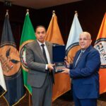 د. إسلام عزام رئيس هيئة الرقابة المالية يستقبل المدير العام لسلطة رقابة التمويل الصغير التونسية